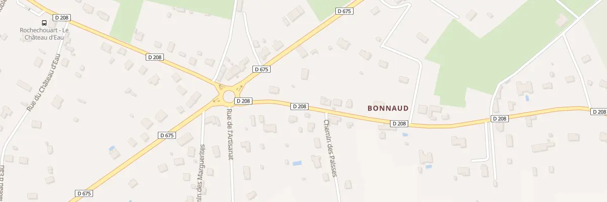 Plan du 4 Rte de la Pouge à Rochechouart