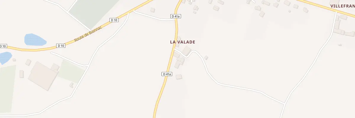 Plan du 6088 La Valade à Rochechouart