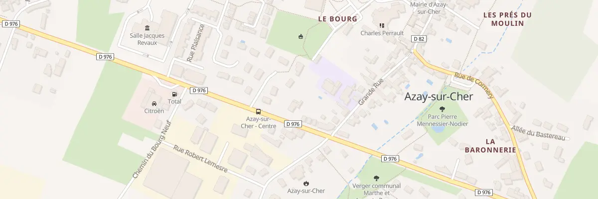 Plan du 16 Rte National à Azay-sur-Cher