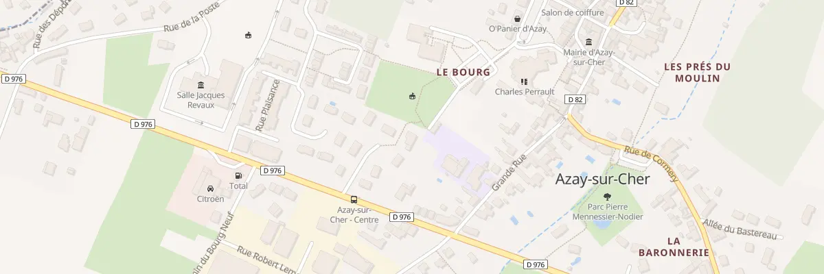 Plan du 7 Rue Guillaume d’Azay à Azay-sur-Cher