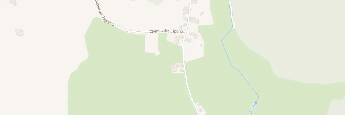 Plan du 278 Ceriros à Estadens