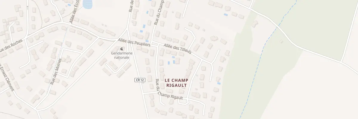 Plan du 8B All des Tilleuls à Cormery