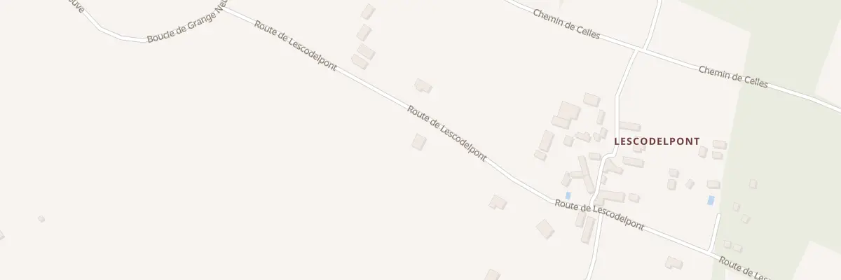 Plan du 298 Rte de Lescodelpont à Trémolat