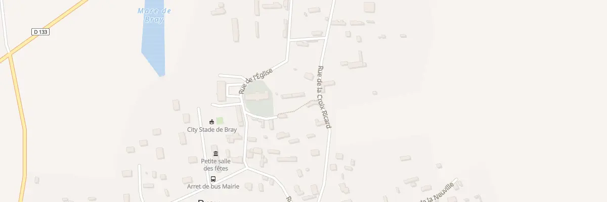 Plan du 9 Rue de la Croix Ricard à Bray