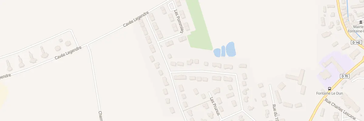 Plan du 8 Res les Pommiers à Fontaine-le-Dun