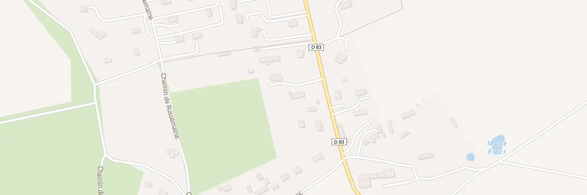 Plan du 170 Rte du Neubourg - Gros Theil au Bosc du Theil