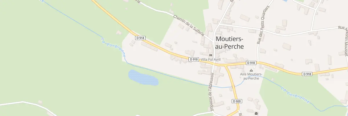 Plan du 11 Rue des Fers Chauds à Moutiers-au-Perche