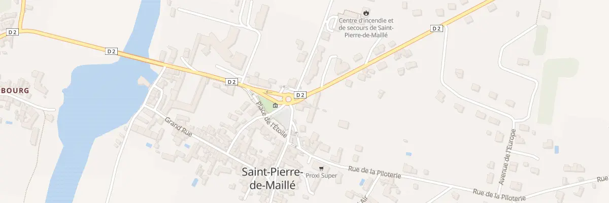 Plan du 2 Av du Général de Gaulle à Saint-Pierre-de-Maillé