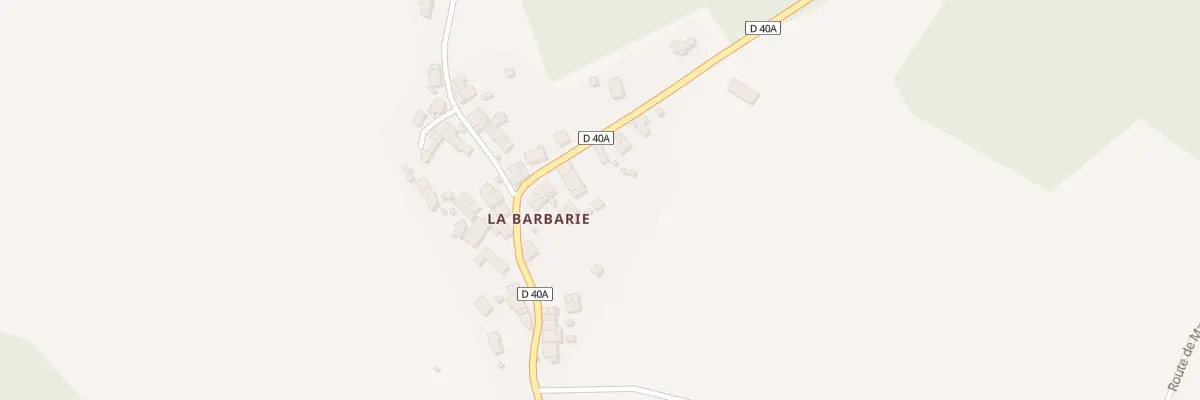 Plan du 5681 La Barbarie à Oradour-sur-Vayres