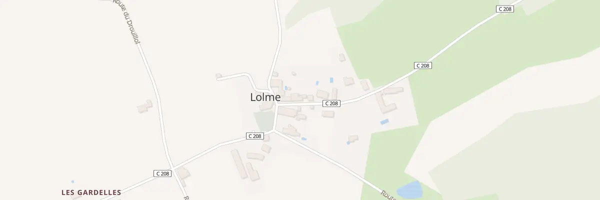 Plan du 15 Le Bourg à Lolme