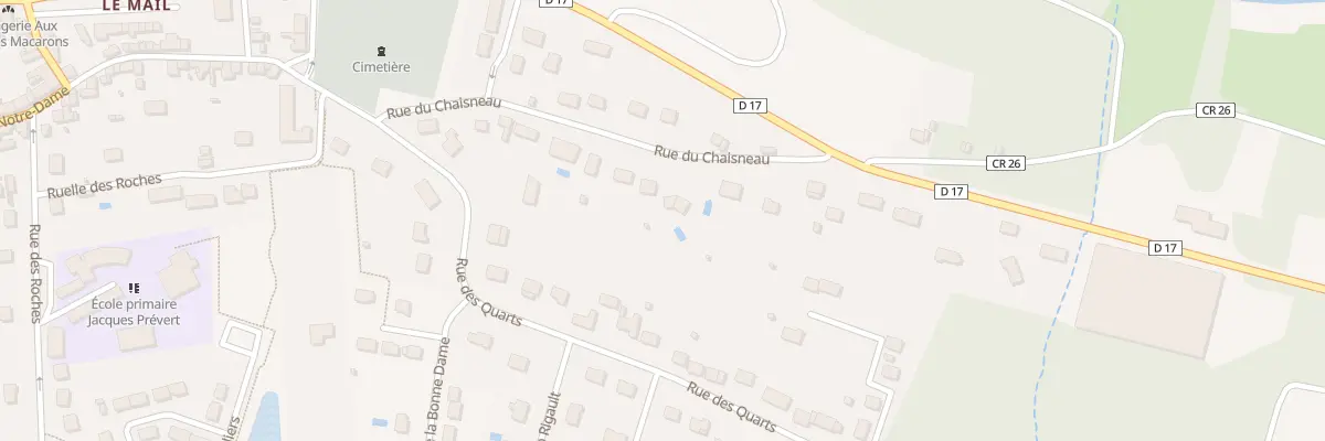 Plan du 24 Rue du Chaisneau à Cormery
