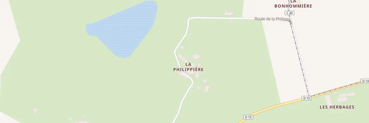 Plan du 9 La Philippiere à Saint-Bomer