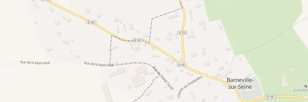 Plan du 90 Rue de la Mare Noe à Barneville-sur-Seine