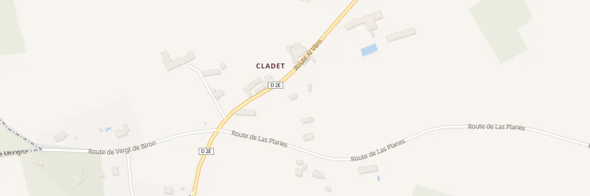 Plan du 41 Cladet Sud à Vergt-de-Biron