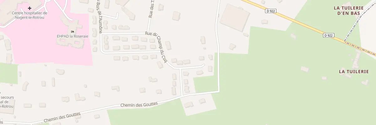 Plan du 3 Rue des Haies à Nogent-le-Rotrou