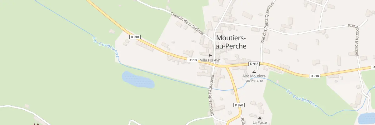 Plan du 5 Rue des Fers Chauds à Moutiers-au-Perche