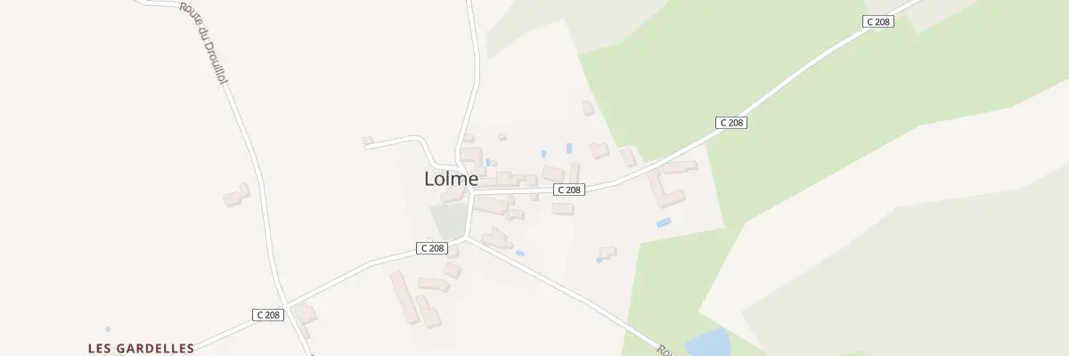 Plan du 14 Le Bourg à Lolme