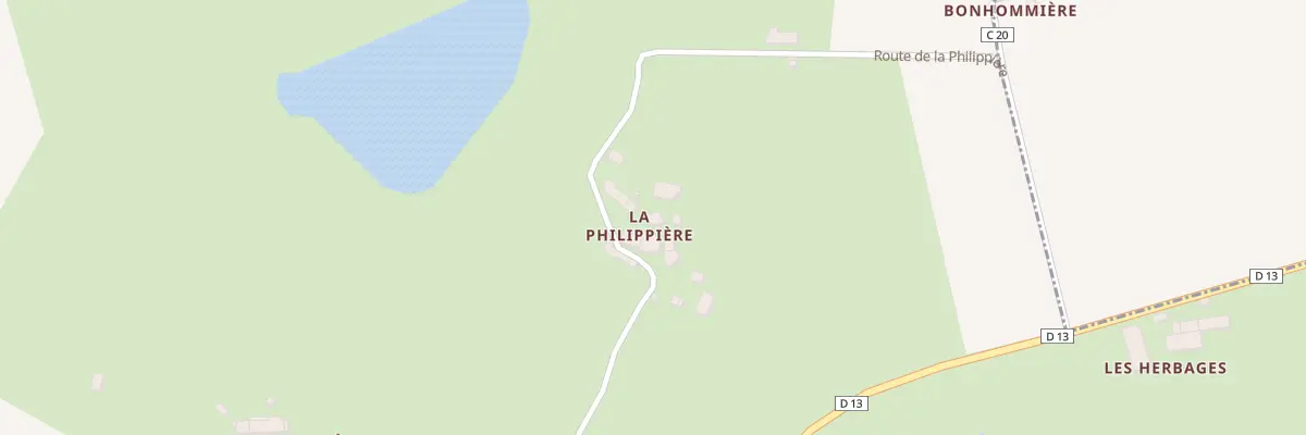 Plan du 5 La Philippiere à Saint-Bomer
