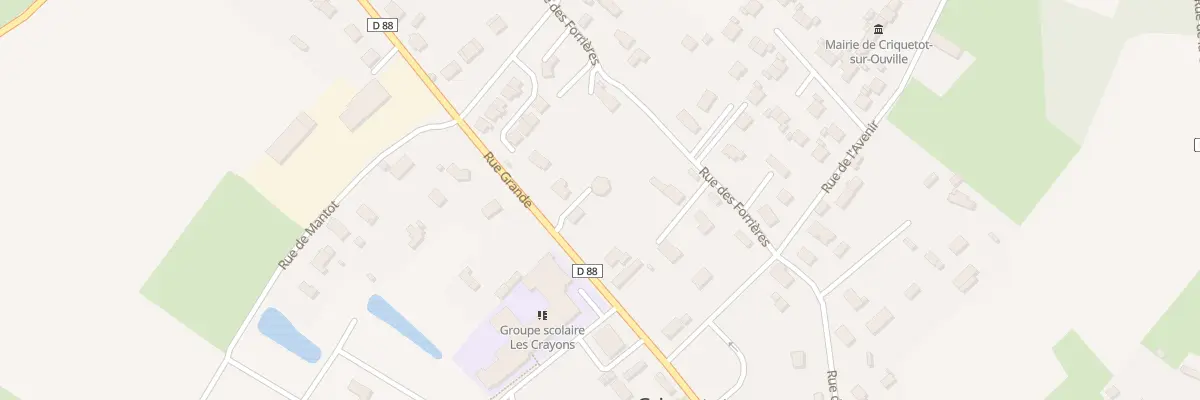 Plan du 2112 Rue Grande à Criquetot-sur-Ouville