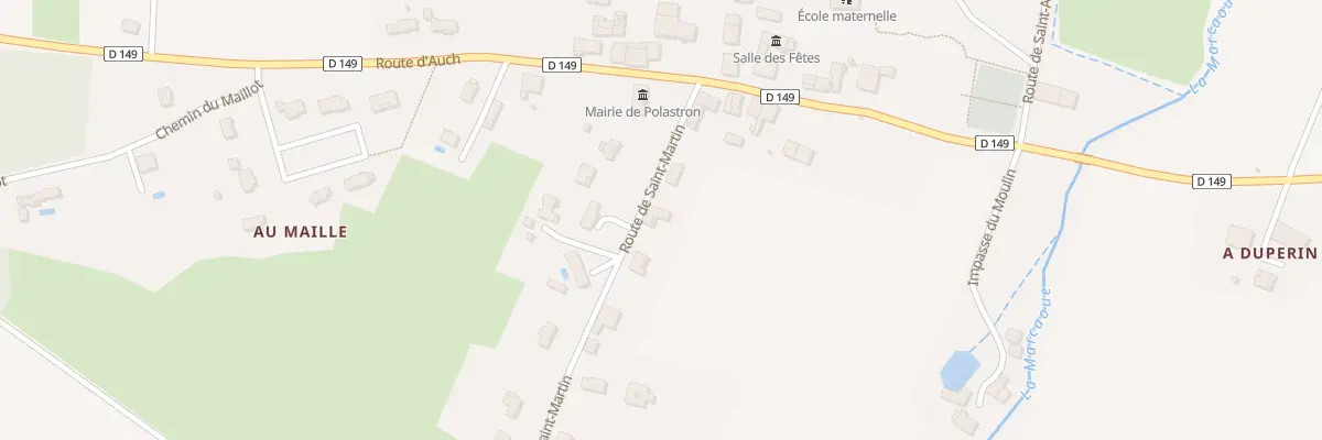 Plan du 103 Rte de Saint Martin à Polastron