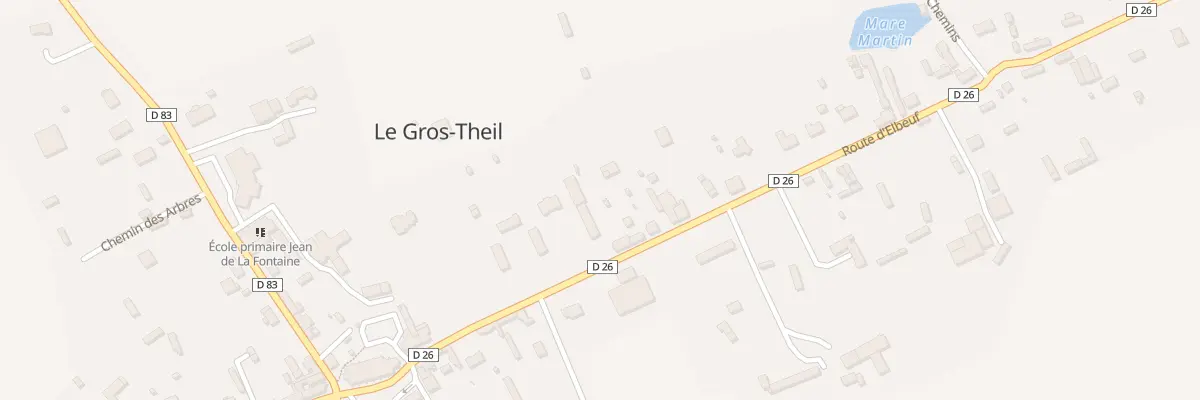 Plan du 37 Rte d’Elbeuf au Bosc du Theil