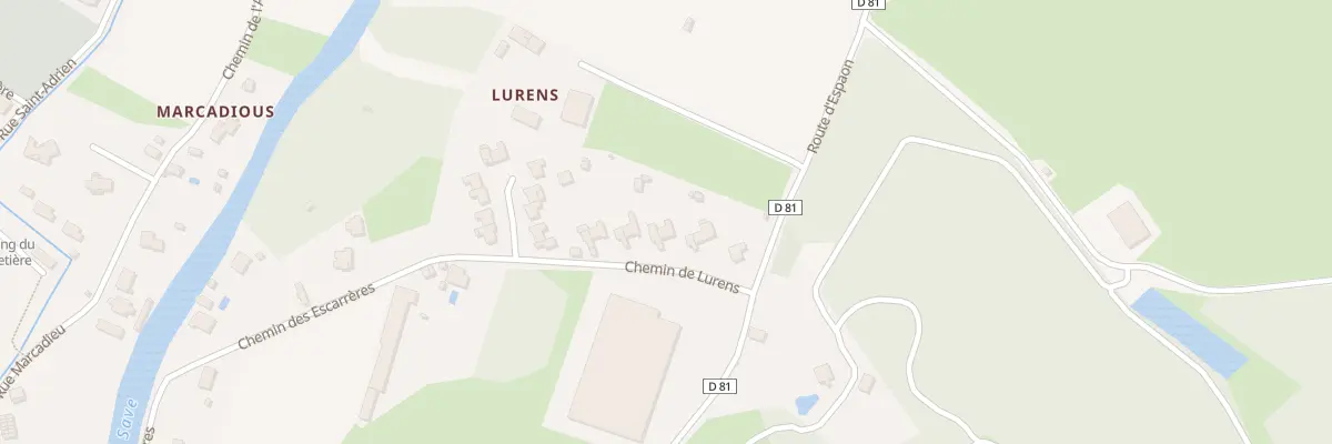 Plan du 33 Che de Lurens à L’Isle-en-Dodon