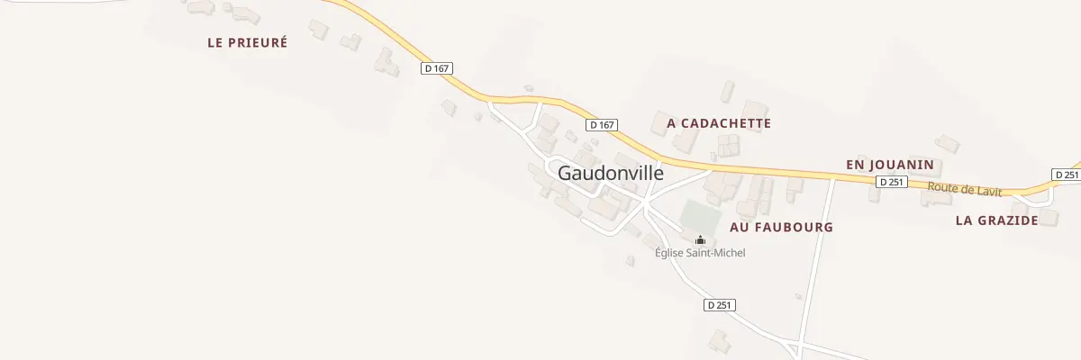 Plan du 5017 Village à Gaudonville