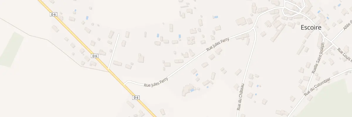 Plan du 34 Rue Jules Ferry à Escoire