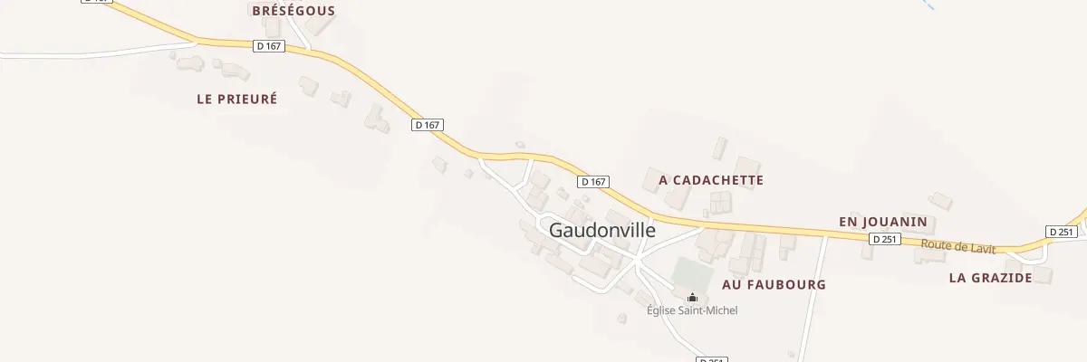 Plan du 5023 Village à Gaudonville