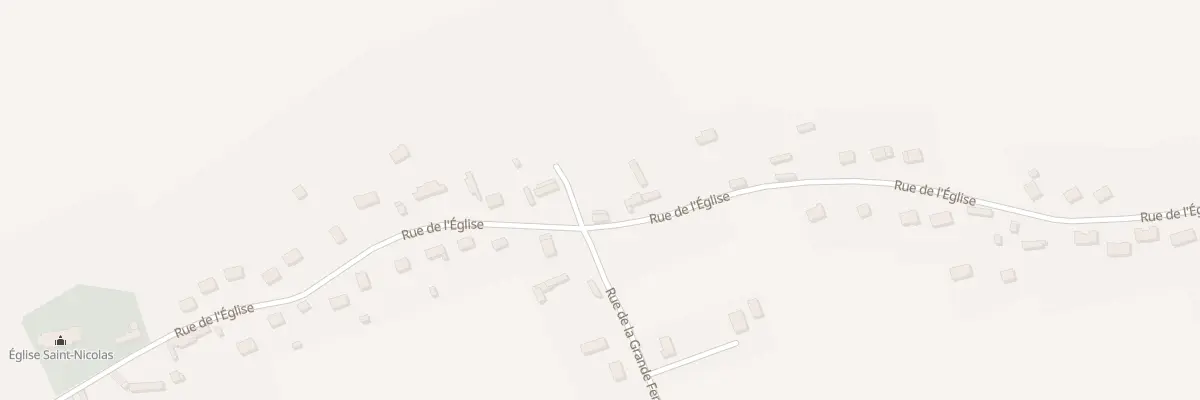 Plan du 15 Rue de l’Église à Sébécourt