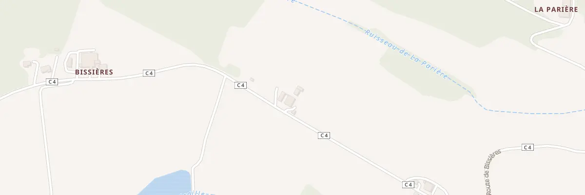 Plan du 5030 Bissieres à Saint-Cirice