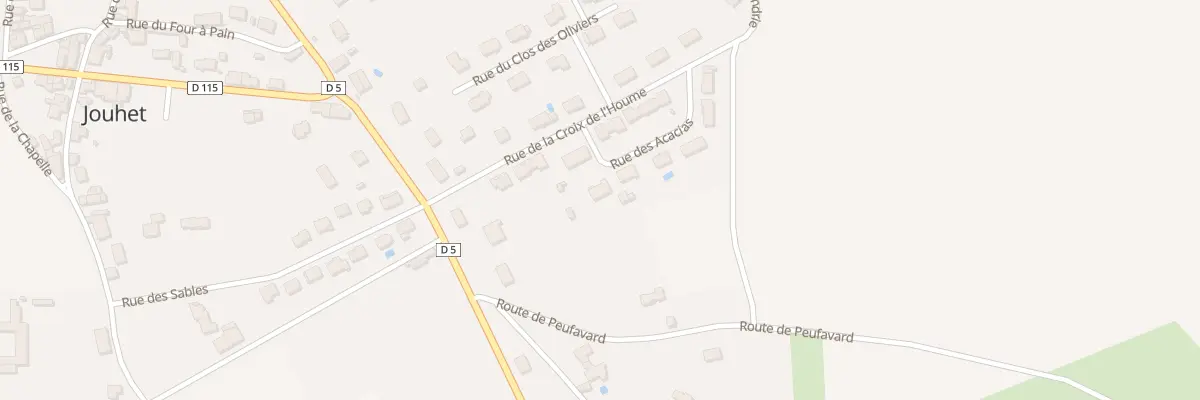 Plan du 2 Rue des Acacias à Jouhet