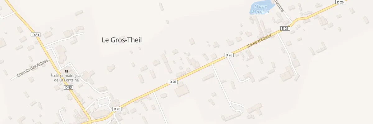 Plan du 43 Rte d’Elbeuf au Bosc du Theil
