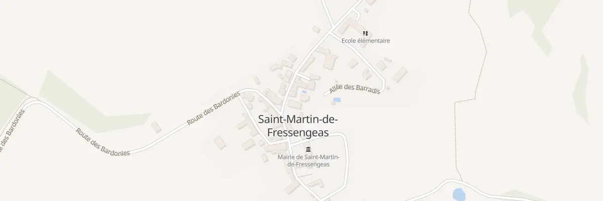 Plan du 18 Le Bourg à Saint-Martin-de-Fressengeas