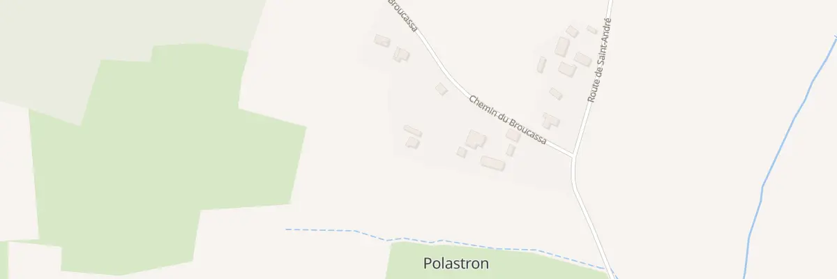 Plan du 153 Chem du Broucassa à Polastron