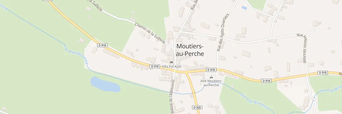 Plan du 3 Rue de l’Eglise à Moutiers-au-Perche