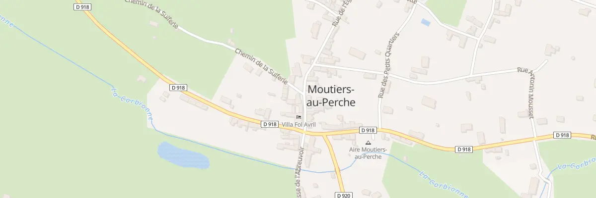 Plan du 5 Rue de l’Eglise à Moutiers-au-Perche