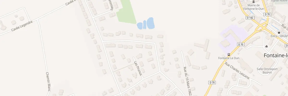 Plan du 95 Les Prunus à Fontaine-le-Dun