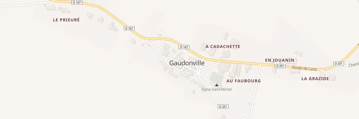 Plan du 5026 Village à Gaudonville