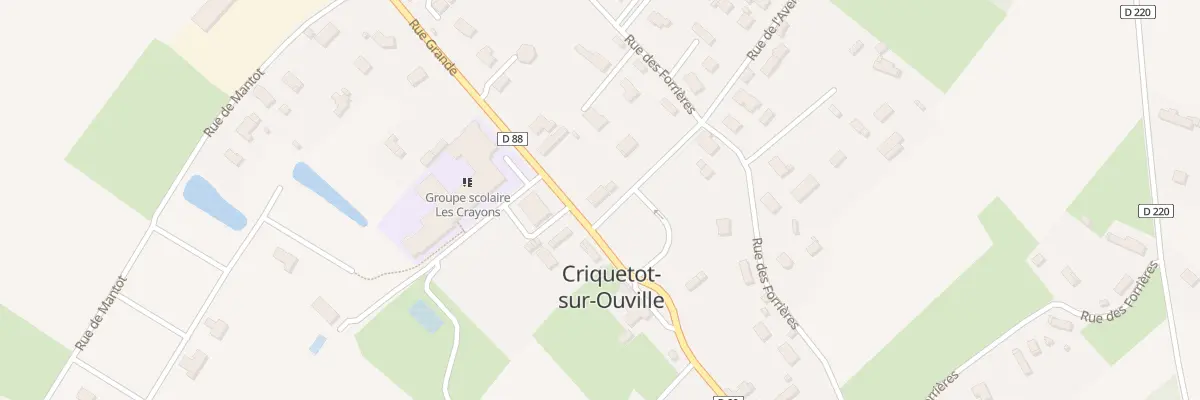 Plan du 25 Rue de l’Avenir à Criquetot-sur-Ouville