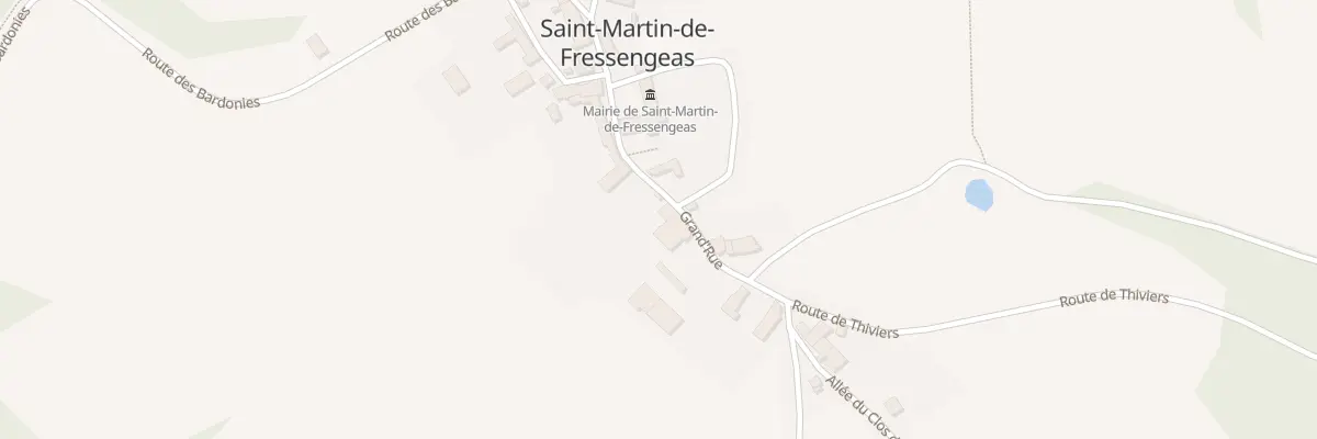Plan du 6 Le Bourg à Saint-Martin-de-Fressengeas