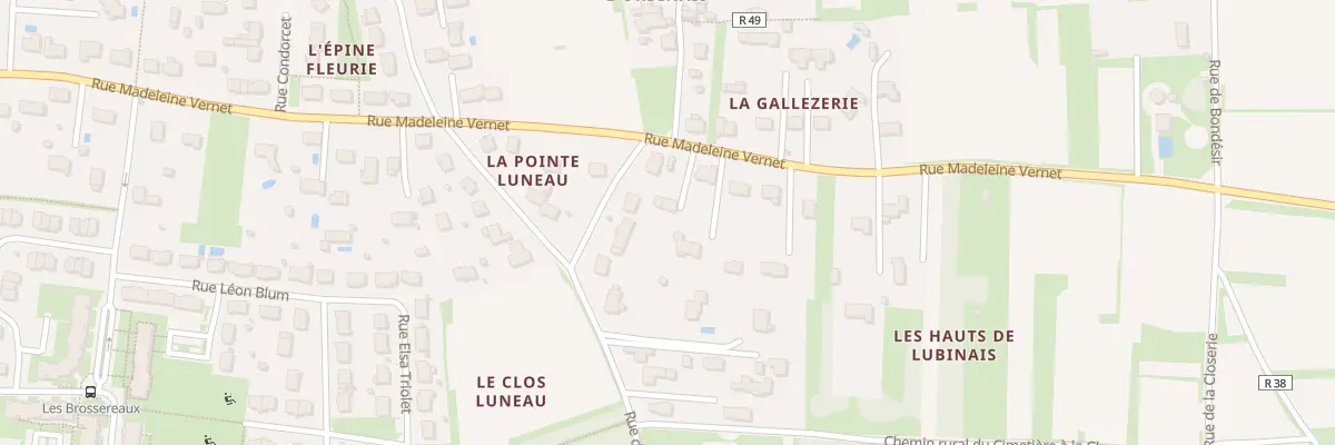 Plan du 54B Rue Madeleine Vernet à Montlouis-sur-Loire