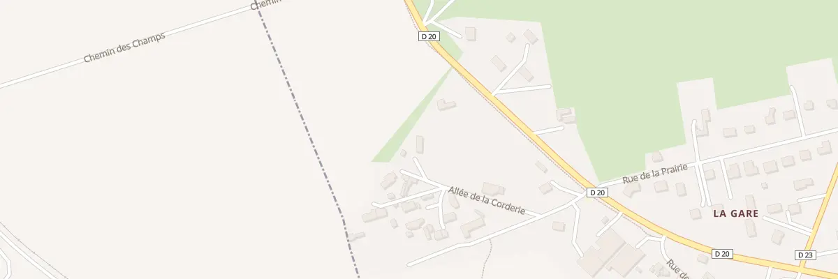 Plan du 192 All de la Corderie à Motteville