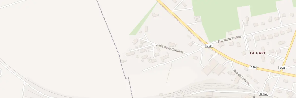 Plan du 179 All de la Corderie à Motteville