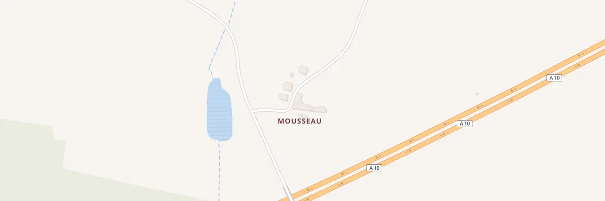 Plan du 1 Mousseau à Reugny