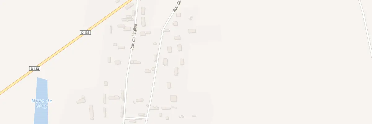 Plan du 9001 Rue de la Croix Ricard à Bray
