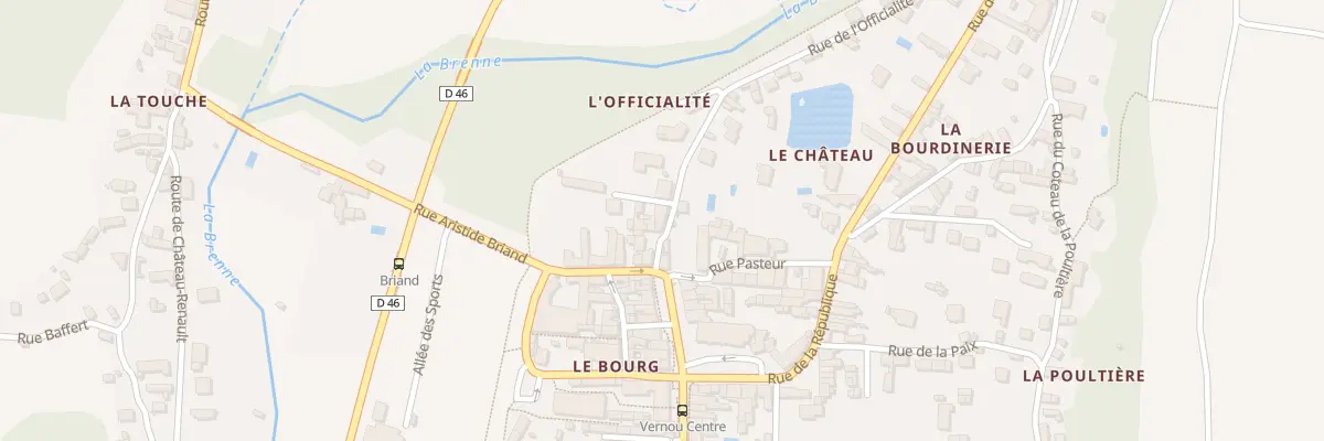 Plan du 6 Rue de l’Officialité à Vernou-sur-Brenne