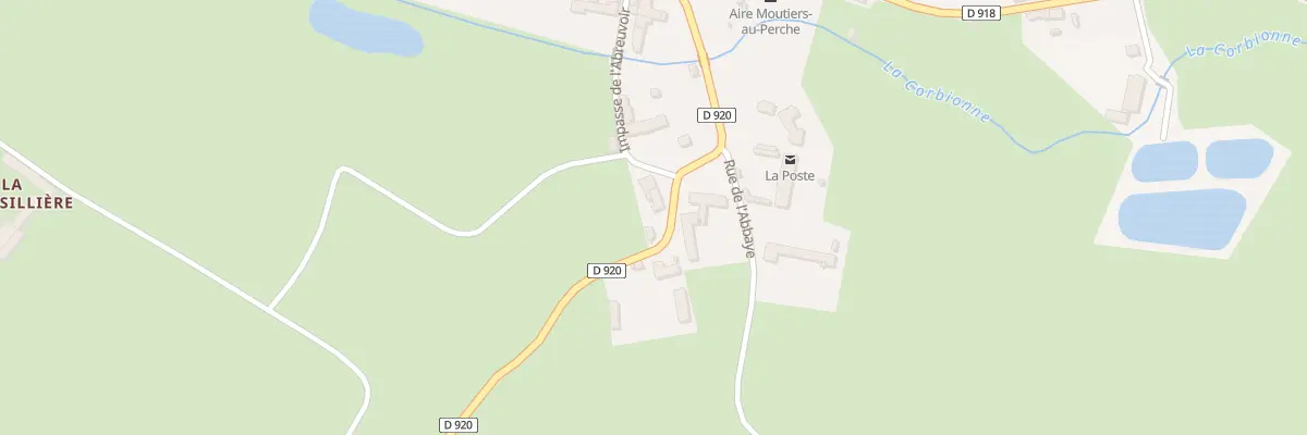 Plan du 6 Rue de la Fontaine à Moutiers-au-Perche