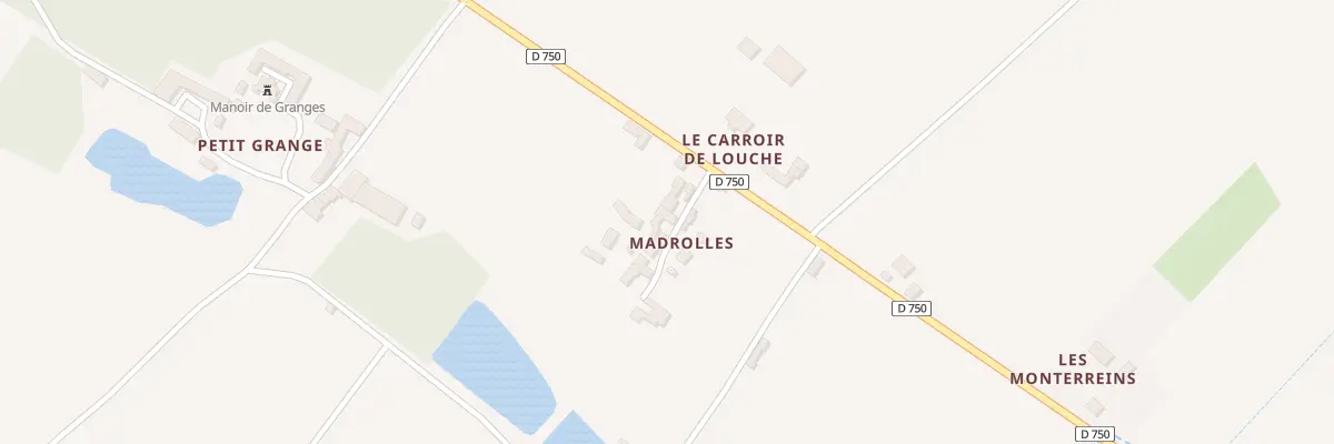 Plan du 15 Madrolle à Yzeures-sur-Creuse