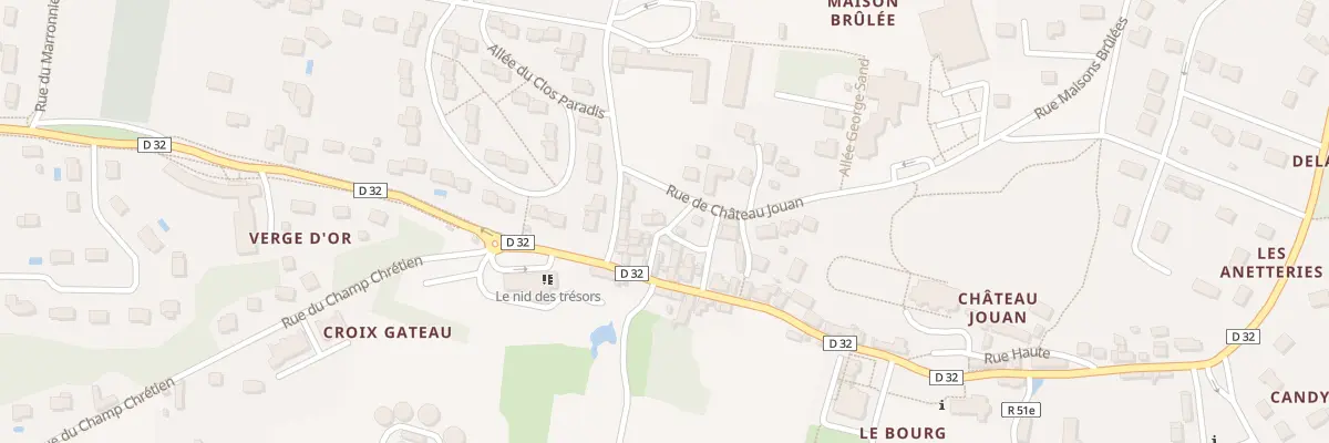 Plan du 2B Rue du Château Jouan à Truyes